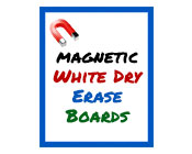Magnetic White Dry Erase Marker Board
