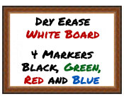 Magnetic Write on Wipe Off White Dry Erase Boards