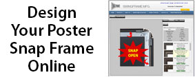 Snap-Open Graphic Frames