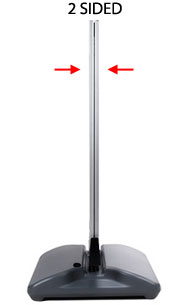Outdoor Heavy Duty Curb Sign Stand