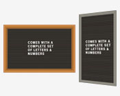 Open Face Letterboards