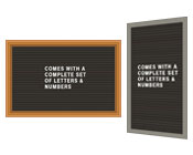 Open Face Letterboards