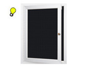 Weather Resistant Letterboard Swing Cases with Interior Lighting