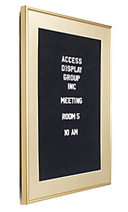Designer Metal Letterboard SwingFrame