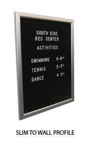 Designer Metal Letterboard SwingFrame