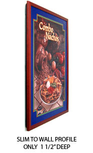 Wood 361 Poster SwingFrames Swing-Open, Fast Changing Display Frame