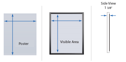 Wide-Face Poster SwingFrame