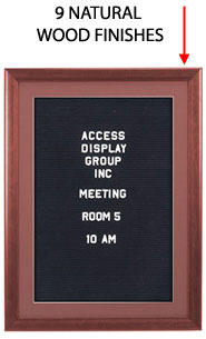 Wood 353 Letterboard SwingFrame