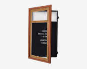Designer Wood Letter Board SwingFrame with Header