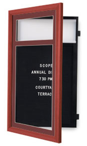 Designer Wood Letterboard SwingFrame with Header
