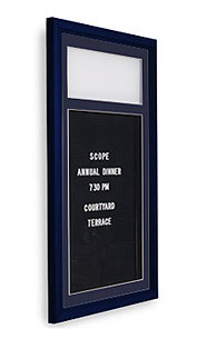 Designer Wood Letterboard SwingFrame with Header