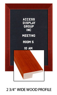 Wide Wood Letter Board SwingFrame