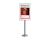 Floor Sign Stand Holder with Header