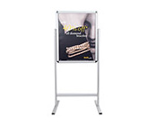 Double Sided Snap Open Floor Sign Stand