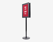 Two-Sided Designer Metal Letterboard SwingStand
