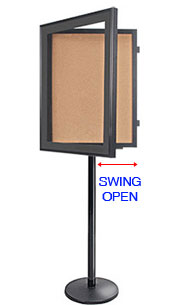 Metal Bulletin Board SwingStand