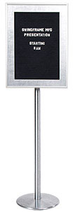 Designer Metal Letterboard SwingStands