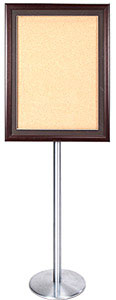 Wood 353 Bulletin Board SwingStand