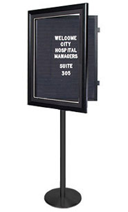 Designer Wood Letter Board SwingStand